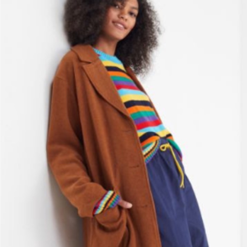 UO Camel Trench Coat